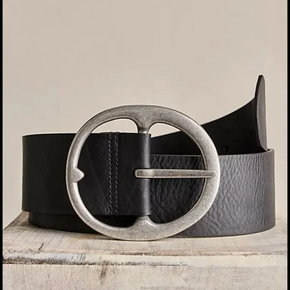 NWT Free People Brando Hip Belt in Black